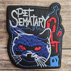 Pet Sematary Stephen King Horror Movie 80's 90'S Embroidered Iron on Patch.